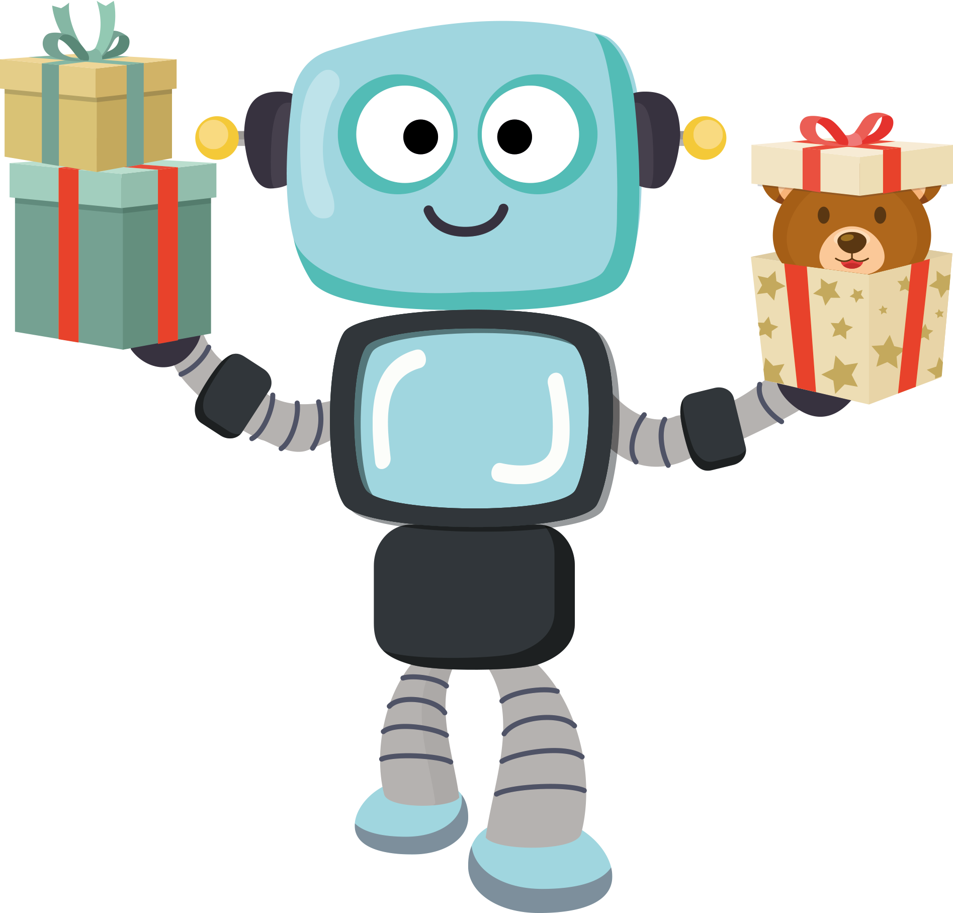 Giftuals robot mascot